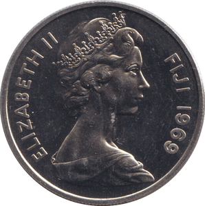 1969 TEN CENTS - WORLD COINS - Cambridgeshire Coins