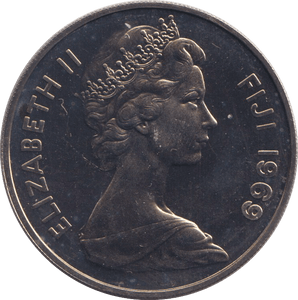 1969 TWENTY CENTS - WORLD COINS - Cambridgeshire Coins