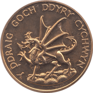 1969 WELSH DRAGON - WORLD COINS - Cambridgeshire Coins