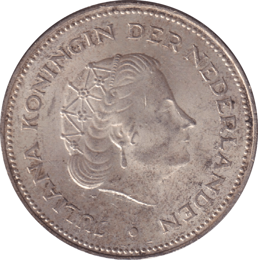 1970 10 GULDEN NETHERLANDS - SILVER WORLD COINS - Cambridgeshire Coins