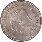 1970 10 GULDEN NETHERLANDS - SILVER WORLD COINS - Cambridgeshire Coins