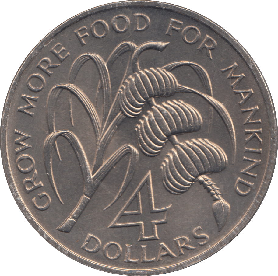 1970 4 DOLLARS ANTIGUA - WORLD COINS - Cambridgeshire Coins