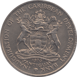 1970 4 DOLLARS ANTIGUA - WORLD COINS - Cambridgeshire Coins