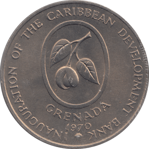 1970 4 DOLLARS GRENADA - WORLD COINS - Cambridgeshire Coins