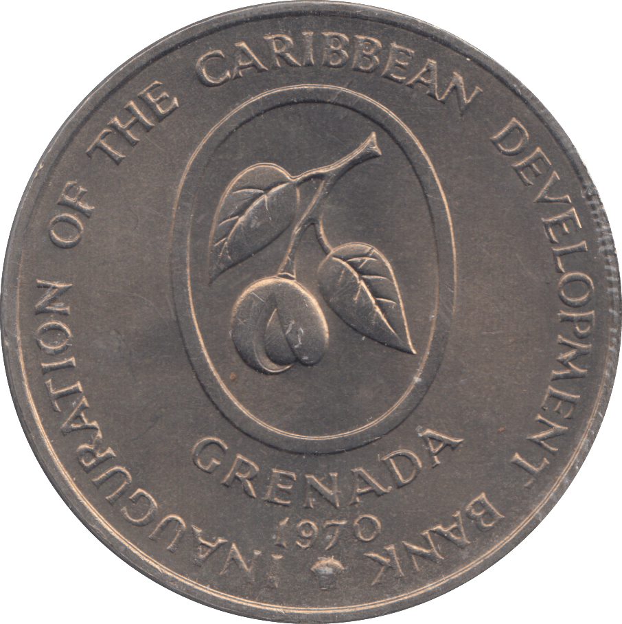 1970 4 DOLLARS GRENADA - WORLD COINS - Cambridgeshire Coins