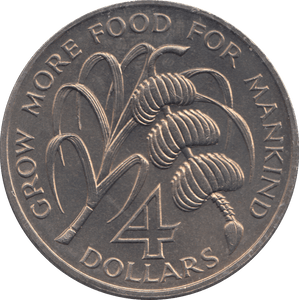 1970 4 DOLLARS MONTSERRAT - WORLD COINS - Cambridgeshire Coins