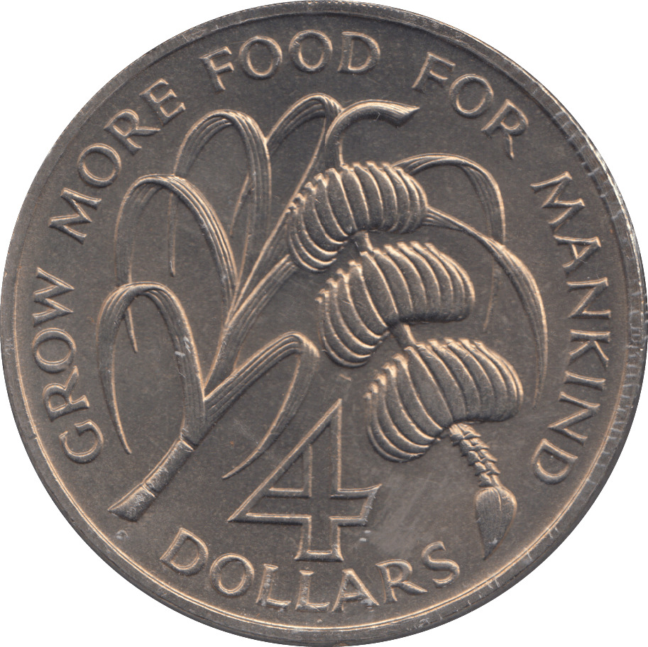 1970 4 DOLLARS SAINT KITTS AND NEVIS - WORLD COINS - Cambridgeshire Coins