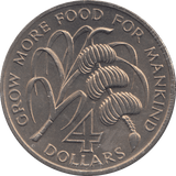 1970 4 DOLLARS SAINT KITTS AND NEVIS - WORLD COINS - Cambridgeshire Coins