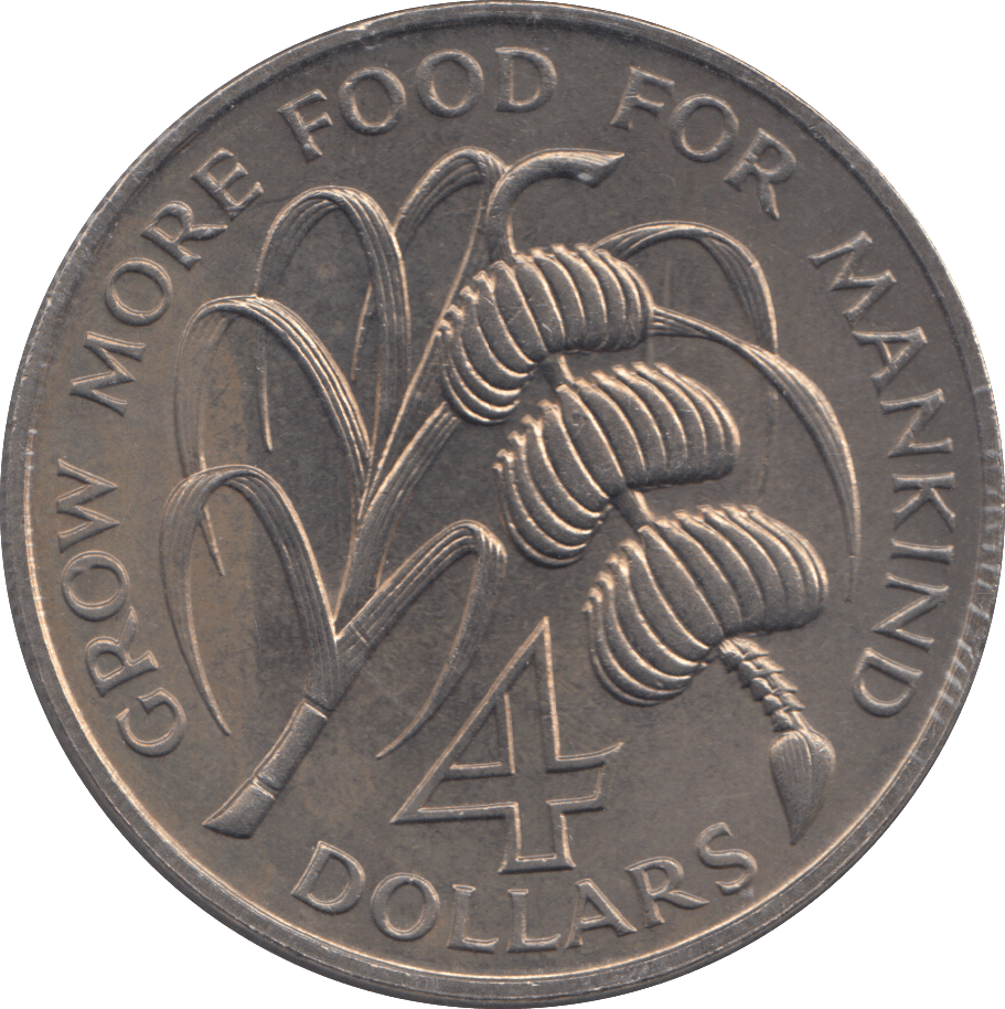 1970 4 DOLLARS SAINT VINCENT - WORLD COINS - Cambridgeshire Coins