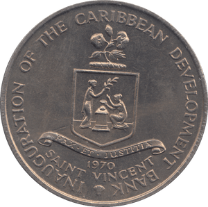 1970 4 DOLLARS SAINT VINCENT - WORLD COINS - Cambridgeshire Coins