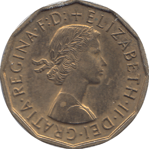 1970 BRASS THREEPENCE ( PROOF ) - THREEPENCE - Cambridgeshire Coins
