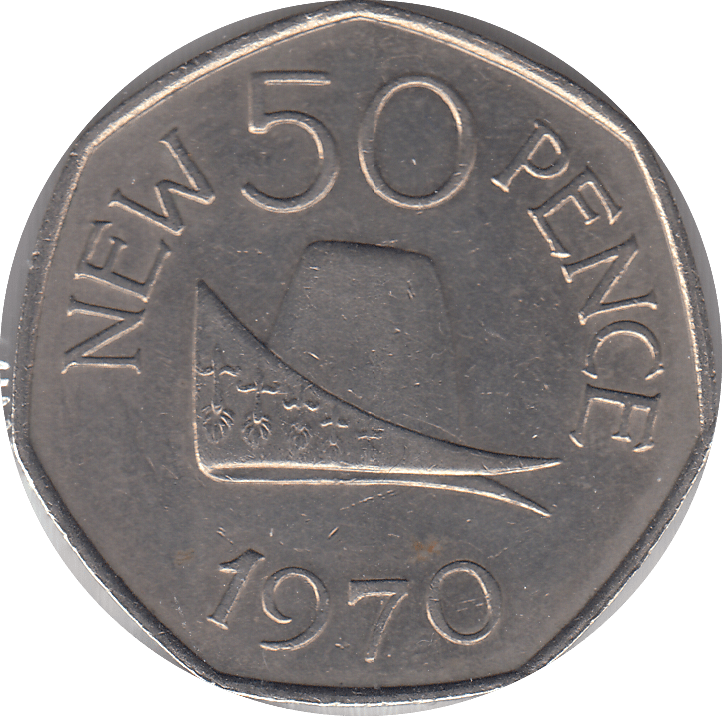1970 CAP OF DUKE 50P - WORLD COINS - Cambridgeshire Coins