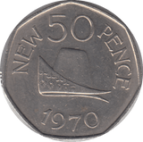 1970 CAP OF DUKE 50P - WORLD COINS - Cambridgeshire Coins