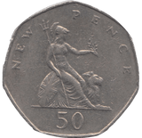 1970 CIRCULATED LARGE 50P BRITANNIA - 50P CIRCULATED - Cambridgeshire Coins