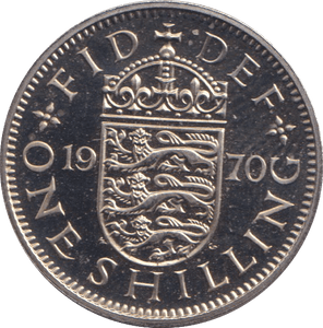 1970 ENGLISH SHILLING ( PROOF ) - SHILLING - Cambridgeshire Coins