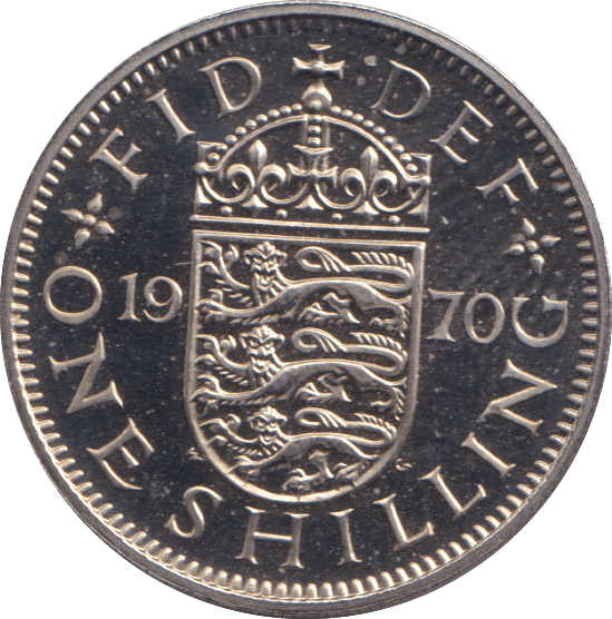 1970 ENGLISH SHILLING ( PROOF ) - SHILLING - Cambridgeshire Coins