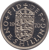 1970 ENGLISH SHILLING ( PROOF ) - SHILLING - Cambridgeshire Coins