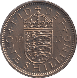 1970 ENGLISH SHILLING ( UNC ) - SHILLING - Cambridgeshire Coins
