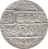 1970 FINLAND SILVER 10 MARKKAA - WORLD COINS - Cambridgeshire Coins