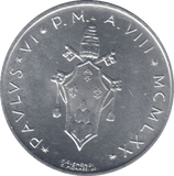 1970 FIVE LIRE VATICAN - WORLD COINS - Cambridgeshire Coins
