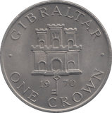 1970 GIBRALTAR CROWN - WORLD COINS - Cambridgeshire Coins
