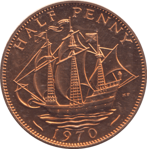 1970 HALF PENNY ( PROOF ) - HALFPENNY - Cambridgeshire Coins