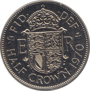 1970 HALFCROWN ( PROOF ) - HALFCROWN - Cambridgeshire Coins