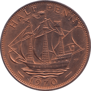 1970 HALFPENNY ( BU ) - HALFPENNY - Cambridgeshire Coins