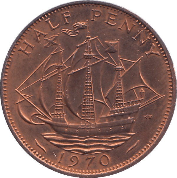 1970 HALFPENNY ( BU ) - HALFPENNY - Cambridgeshire Coins