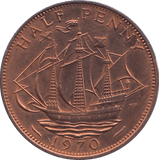 1970 HALFPENNY ( BU ) - HALFPENNY - Cambridgeshire Coins