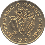 1970 MADAGASCAR TEN FRANCS COIN - WORLD COINS - Cambridgeshire Coins
