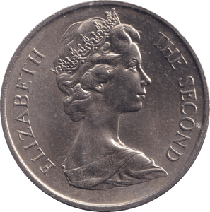 1970 ONE CROWN MANX CAT ISLE OF MAN - WORLD COINS - Cambridgeshire Coins