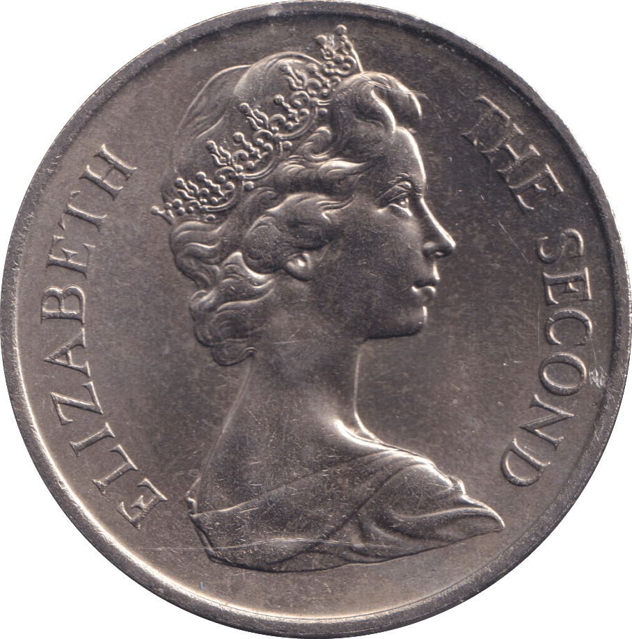 1970 ONE CROWN MANX CAT ISLE OF MAN - WORLD COINS - Cambridgeshire Coins