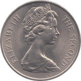 1970 ONE CROWN MANX CAT ISLE OF MAN - WORLD COINS - Cambridgeshire Coins