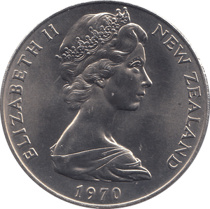 1970 ONE DOLLAR COIN NEW ZEALAND - WORLD COINS - Cambridgeshire Coins