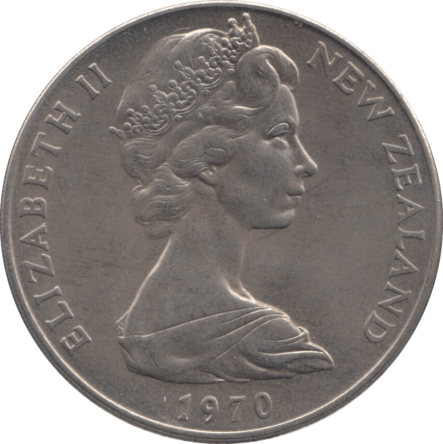 1970 ONE DOLLAR NEW ZEALAND - WORLD COINS - Cambridgeshire Coins