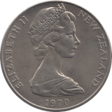 1970 ONE DOLLAR NEW ZEALAND - WORLD COINS - Cambridgeshire Coins