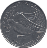 1970 ONE HUNDRED LIRE VATICAN - WORLD COINS - Cambridgeshire Coins