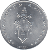 1970 ONE LIRE VATICAN - WORLD COINS - Cambridgeshire Coins