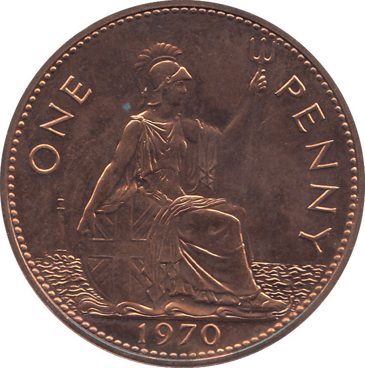 1970 PENNY ( PROOF ) - PENNY - Cambridgeshire Coins