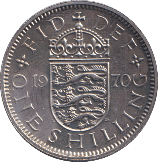 1970 SHILLING ( AUNC ) - SHILLING - Cambridgeshire Coins