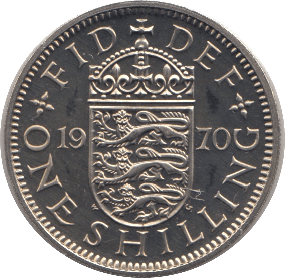 1970 SHILLING ( PROOF ) ENGLAND - SHILLING - Cambridgeshire Coins