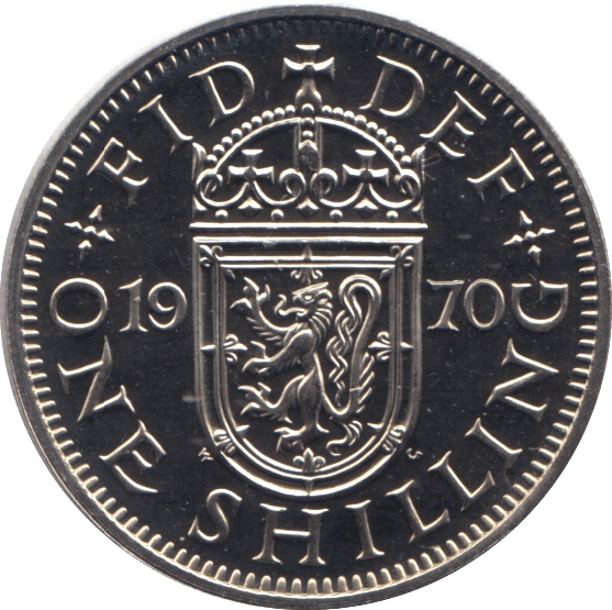 1970 SHILLING ( PROOF ) SCOTLAND - SHILLING - Cambridgeshire Coins