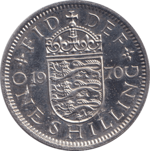 1970 SHILLING ( PROOF ) - SHILLING - Cambridgeshire Coins
