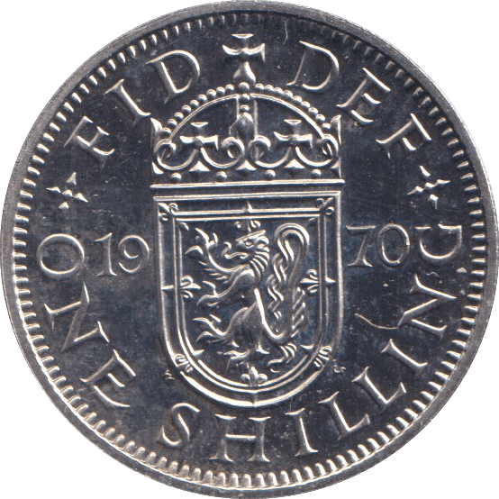 1970 SHILLING ( PROOF ) - SHILLING - Cambridgeshire Coins