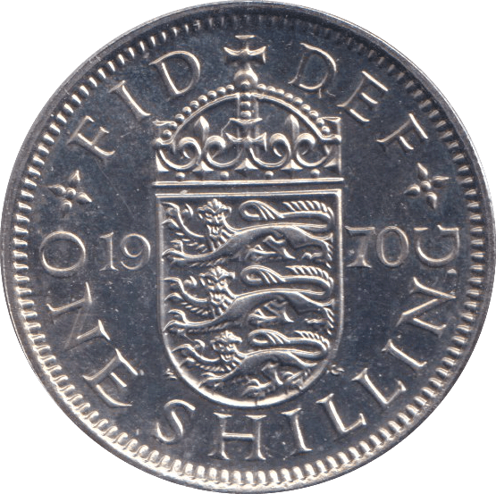 1970 SHILLING ( PROOF ) - SHILLING - Cambridgeshire Coins