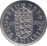 1970 SHILLING ( PROOF ) - SHILLING - Cambridgeshire Coins