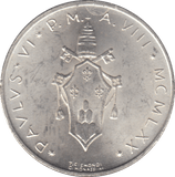1970 SILVER 500 LIRE VATICAN - SILVER WORLD COINS - Cambridgeshire Coins