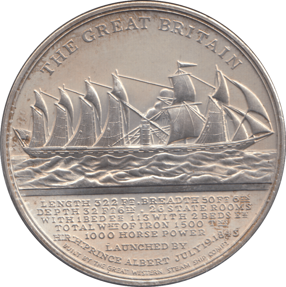 1970 SILVER BRISTOL COMMEMORATIVE TOKEN - SILVER WORLD COINS - Cambridgeshire Coins