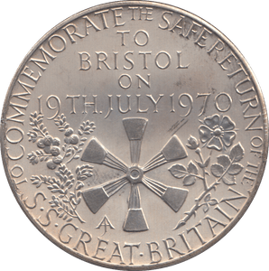 1970 SILVER BRISTOL COMMEMORATIVE TOKEN - SILVER WORLD COINS - Cambridgeshire Coins